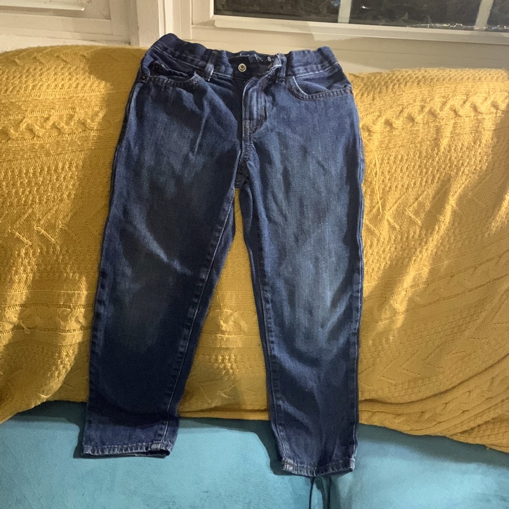 Little boys size 6 jeans. Dark wash. Children’s Place. Straight leg